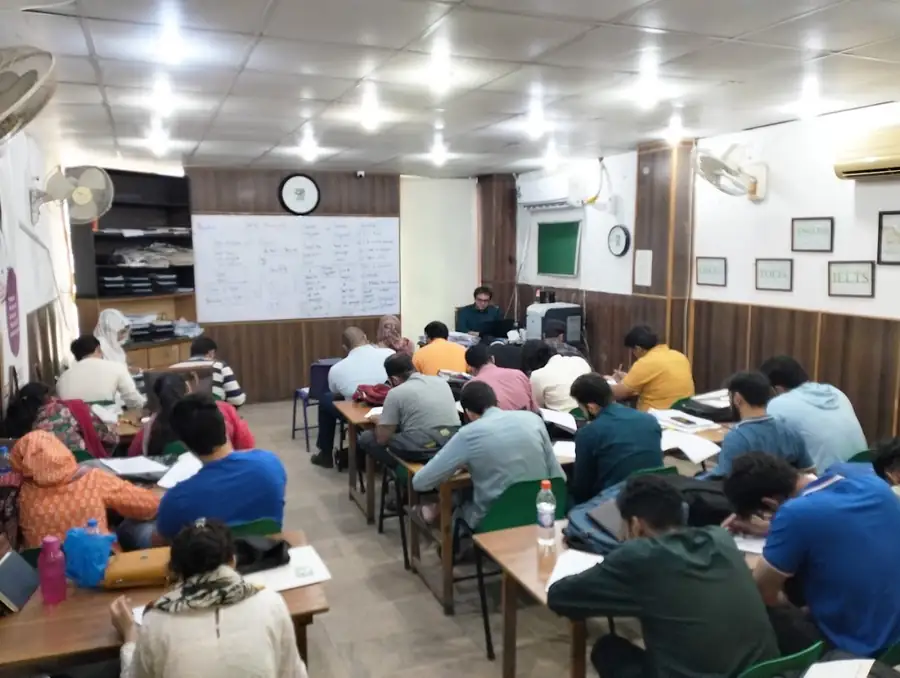 A full Pacans classroom during a timed paper
